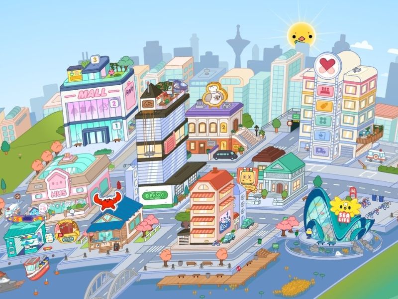 Trải nghiệm thế giới rộng lớn trong Toca Life World Mod
