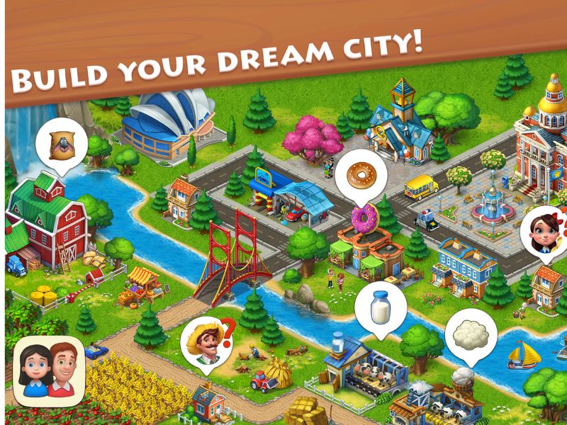 Mở rộng và xây dựng thành phố trong Township