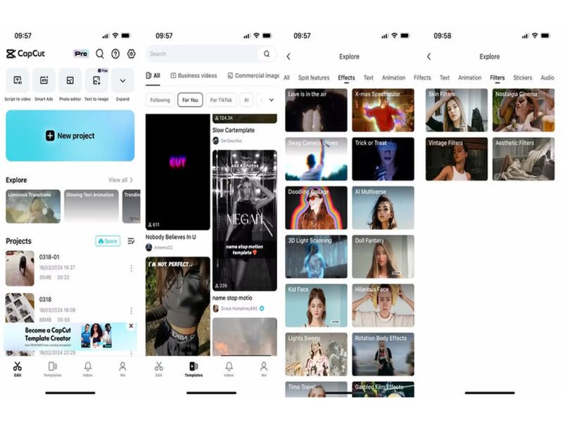 Tải CapCut Pro Free (Crack, APK) V15.10.4 Miễn Phí Cho Android Các Tính Năng Nổi Bật Của CapCut Pro Free