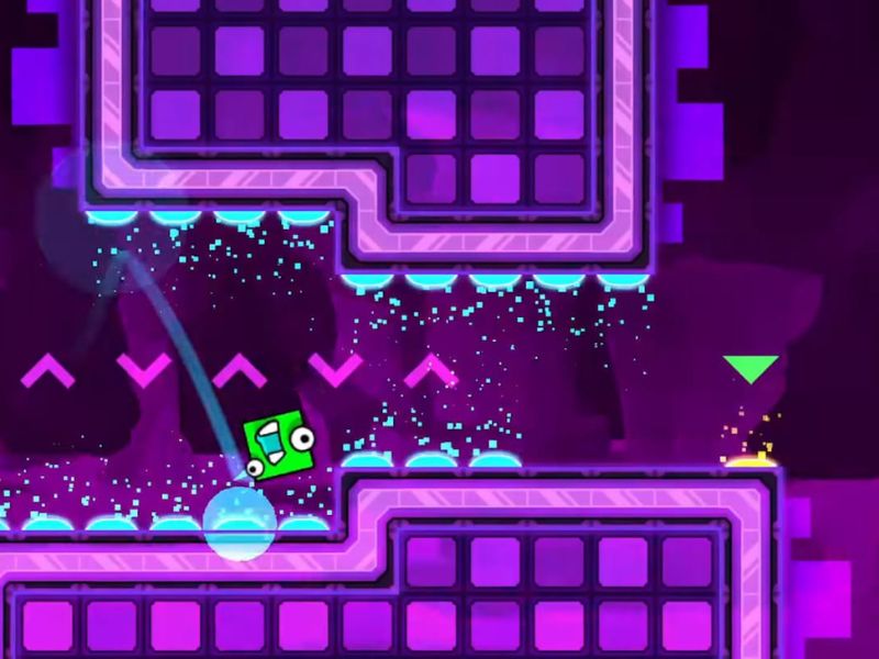 Tải Hack Geometry Dash World APK (Vô Hạn Tiền) v2.2.145 Điều khiển hình vuông trong Hack Geometry Dash World
