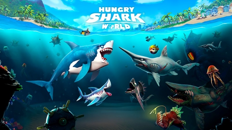 Tải Hungry Shark World Hack (Mod Full Tiền, Kim Cương, Bất Tử) v7.0.3 Giới Thiệu Hungry Shark World Hack