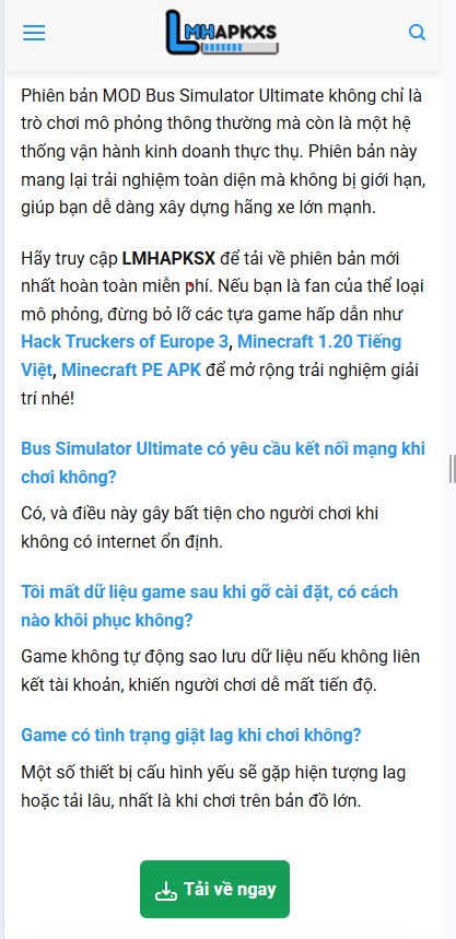 Hướng Dẫn Tải & Cài Đặt Bus Simulator Ultimate MOD v2.2.3