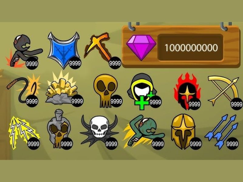 Tải Stick War Legacy Hack (Mod 99999999 Kim Cương) v2023.5.1309 Mở khóa tất cả trong Stick War Legacy Hack