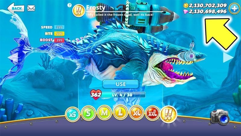 Tải Hungry Shark World Hack (Mod Full Tiền, Kim Cương, Bất Tử) v7.0.3 Tính Năng Nổi Bật Của Hungry Shark World Hack