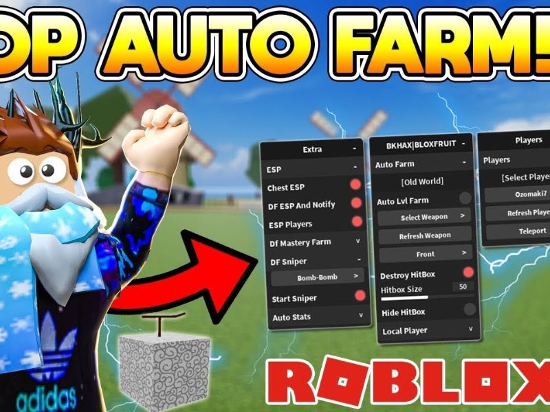 Auto farm đúng cách trong Hack Blox Fruit VNG