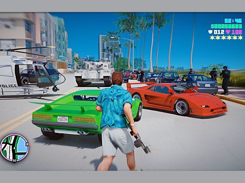 Tải Game GTA Vice City APK (Mod Vô Hạn Tiền, Đạn) v1.12 Cốt Truyện Độc Đáo Trong GTA Vice City APK