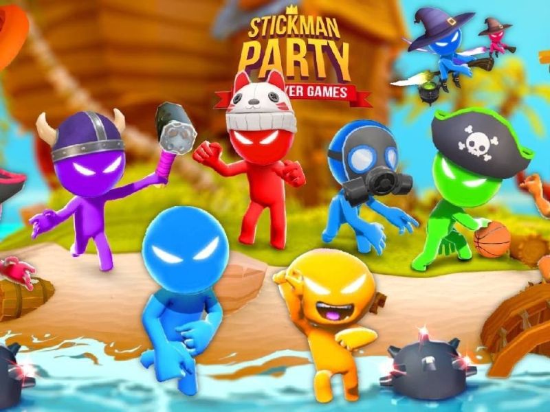 Tải Stickman Party Hack (Vô Hạn Tiền) v2.4.9.1 Miễn Phí Đôi Nét Về Stickman Party Hack