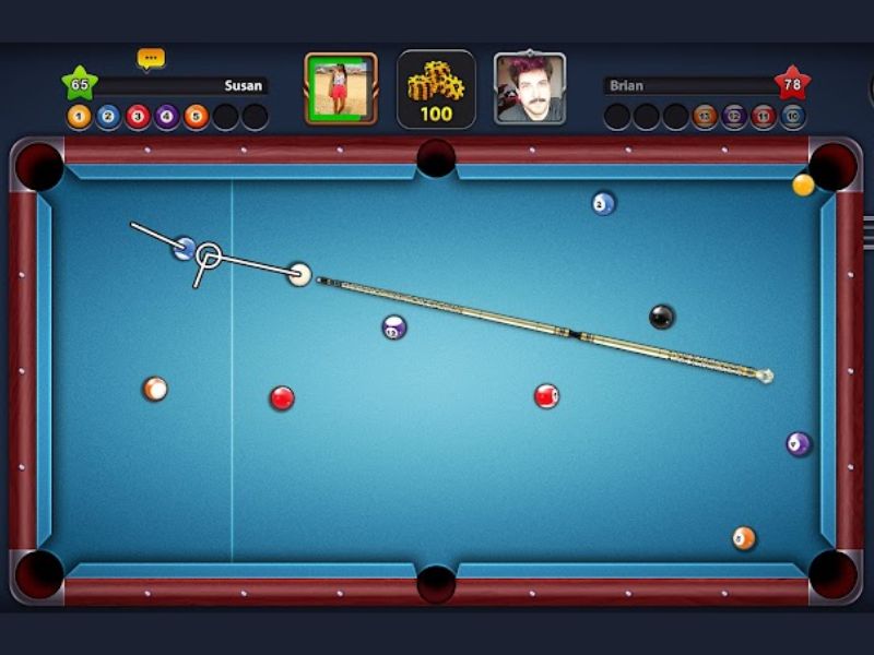 Tải Hack 8 Ball Pool (Mod Menu, Đường Kẻ Dài, Vô Hạn Tiền) v56.12.0 Lối chơi đơn giản của Hack 8 Ball Pool