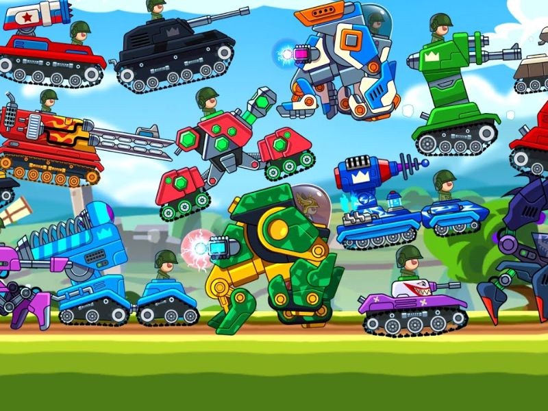 Tải Hack Hills Of Steel (Full Tiền, Full Kim Cương) v8.3.0 Mở khóa tất cả xe tăng trong Hack Hills Of Steel