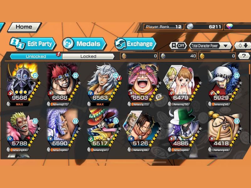 Tải One Piece Bounty Rush APK (Hack Full Nhân Vật Full Kim Cương) v83000 One Piece Bounty Rush APK có hệ thống nhân vật phong phú và đa dạng