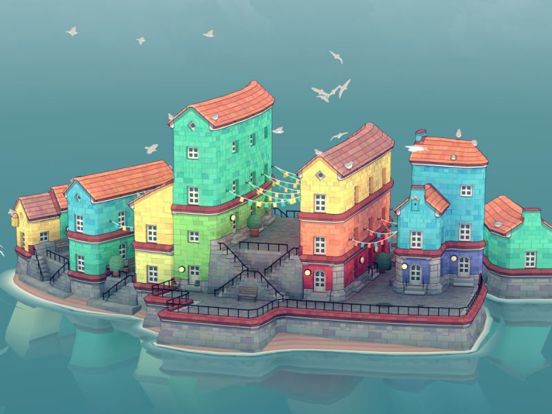 Tải Townscaper Apk v1.20 Mới Nhất Cho Android Phối màu hợp lý trong Townscaper APK
