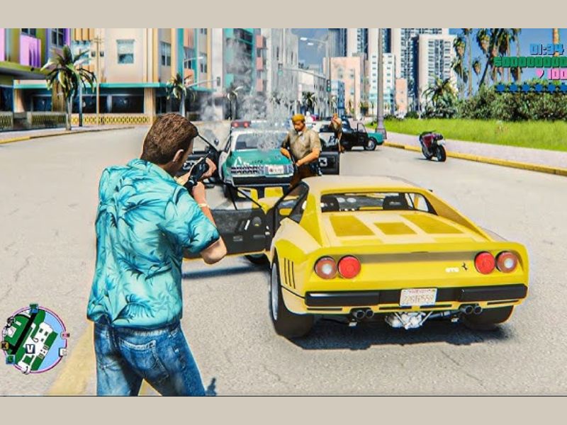 Tải Game GTA Vice City APK (Mod Vô Hạn Tiền, Đạn) v1.12 Vô Hạn Tiền và Đạn Trong GTA Vice City APK