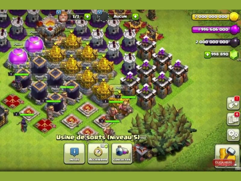 Tải Clash Of Clans Hack (Vô Hạn Tiền,Vàng) v17.360.32 Vô Hạn Vàng Trong Clash of Clans Hack
