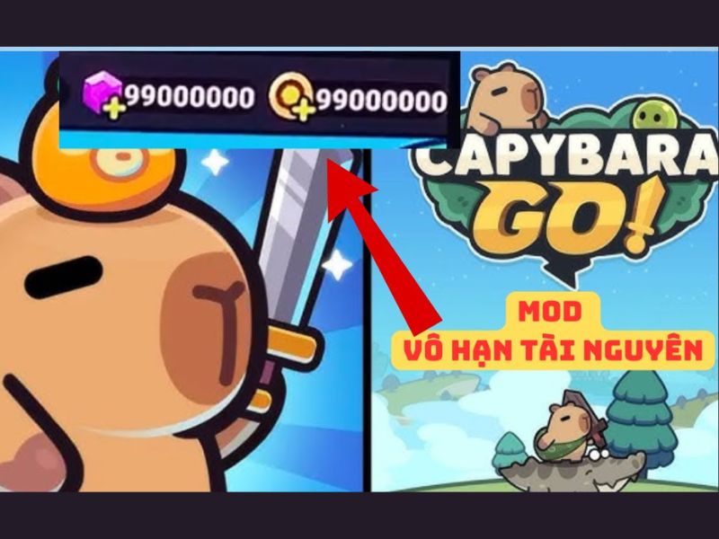 Những Tính Năng Nổi Bật Của Phiên Bản Hack Capybara Go 