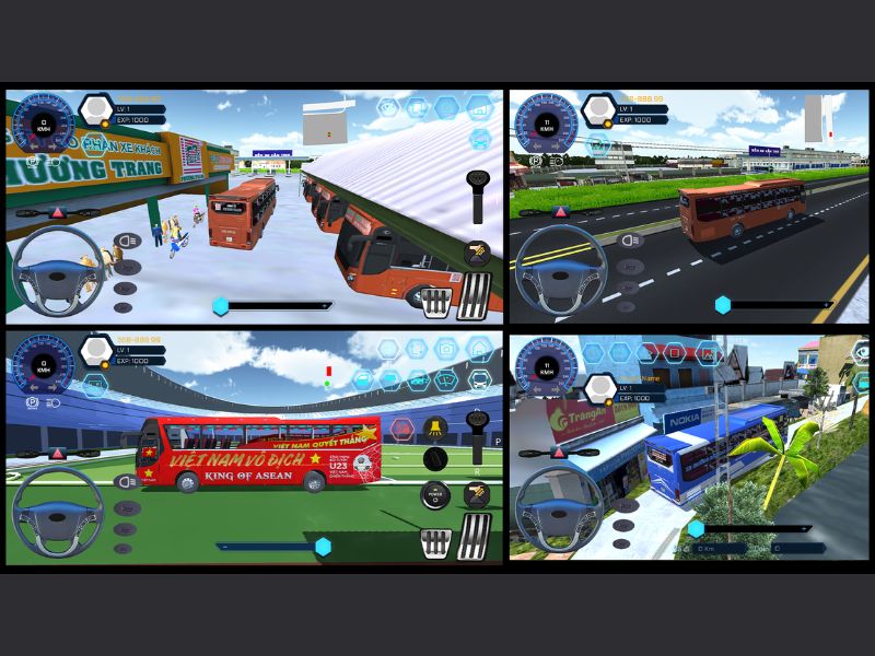 Tải Bus Simulator Vietnam APK Miễn Phí Cho Android v9.3.6 Thực hiện các chuyến đi trong Bus Simulator Vietnam Apk