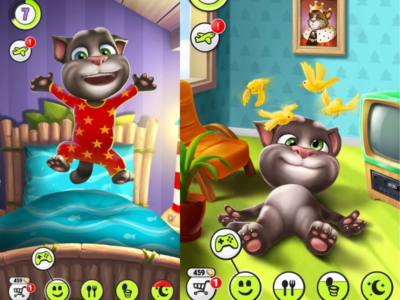 Tương tác cực thú vị cùng mèo Tom trong My Talking Tom 