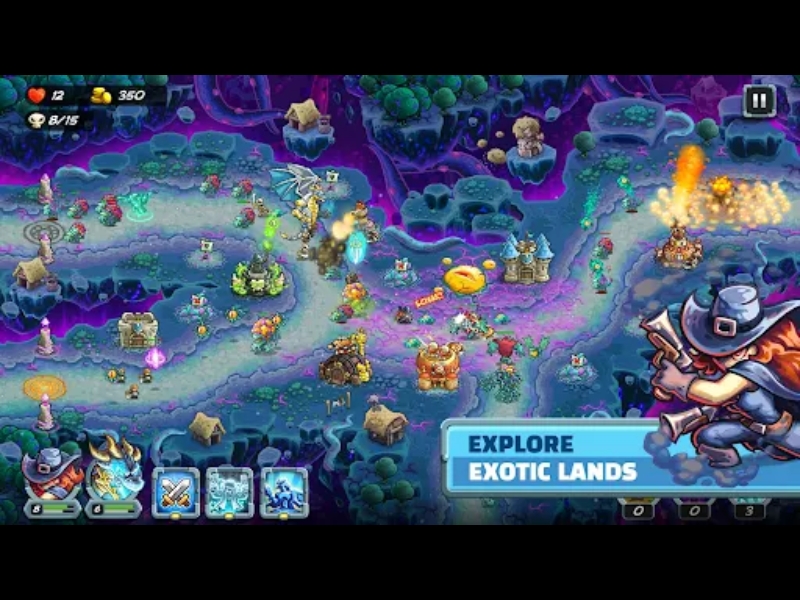 Cốt truyện lôi cuốn với Kingdom Rush 5 Mod