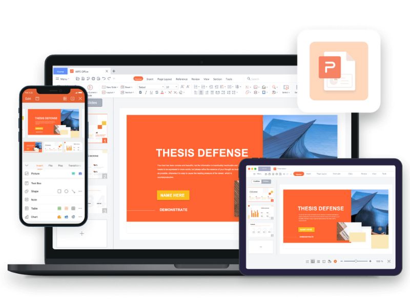 Tải WPS Office APK MOD (Mở Khóa Premium) v18.22 Cho Android WPS Office MOD hỗ trợ trình chiếu tích hợp