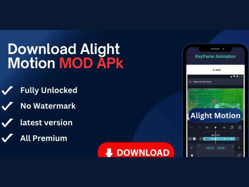 Tải Alight Motion Pro (Mở Khóa Pro) v5.0.881 Miễn Phí Cho Android Các Tính Năng Nổi Bật Có Trong Alight Motion Pro MOD APK