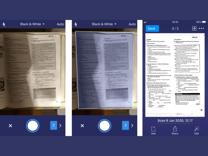 Camscanner Mod APK giúp quét tài liệu thông minh