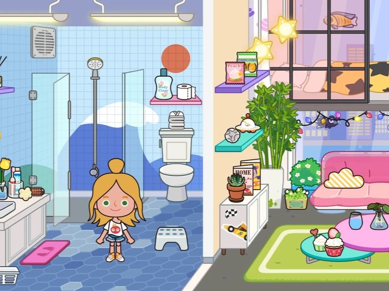 Tải Miga World Mod APK (Full Nội Thất, Nhân Vật, MAP) v1.91 Đồ họa hoạt hình dễ thương và ấn tượng trong Miga World Mod APK