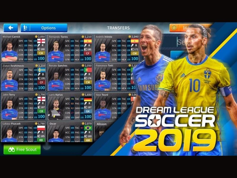 Tải Dream League Soccer 2019 Mod (Vô Hạn Tiền, Full Cầu Thủ Huyền Thoại) v6.15 Dream League Soccer 2019 Hack Full Cầu Thủ Huyền Thoại Có Gì?
