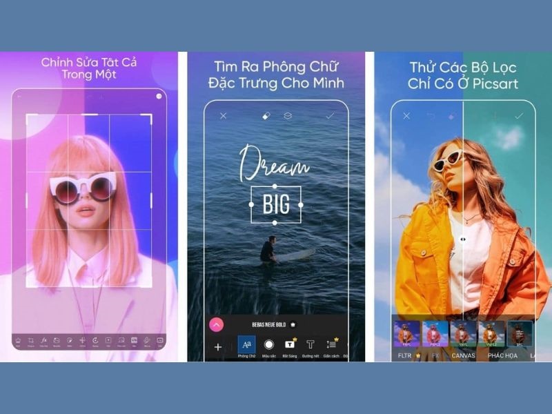 Tải Picsart Theartpics Mod Apk (Mở Khóa Premium, Gold) v30.0.2 Hàng trăm bộ lọc đa phong cách như nghệ thuật, retro, life động, điện ảnh… trong Mod Picsart Theartpics