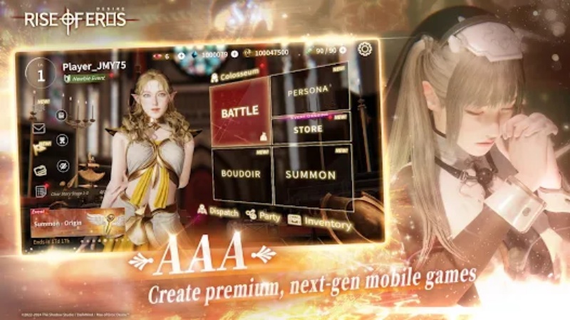 Đồ Họa Của Rise of Eros Mod Apk Chân Thực Chuẩn AAA