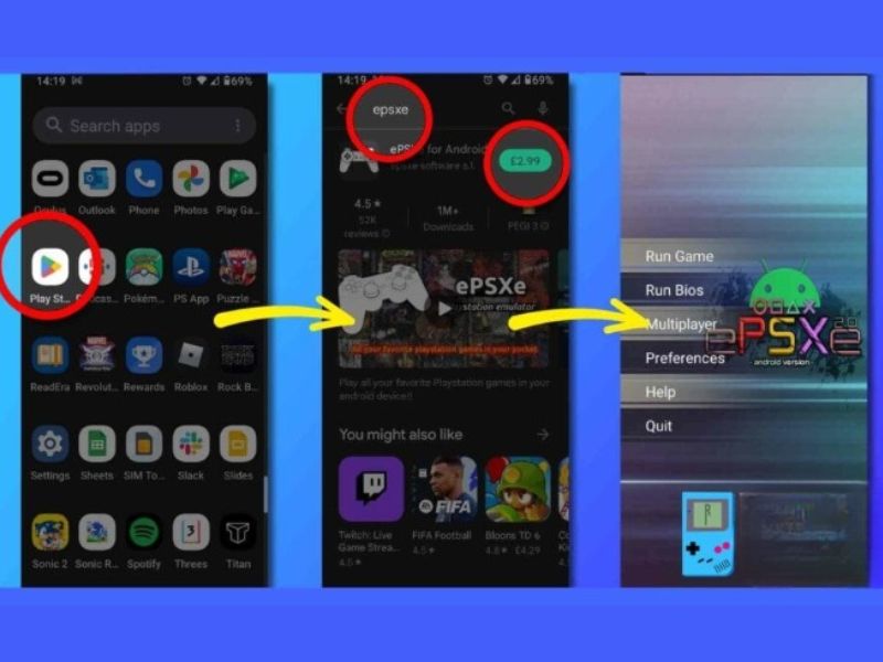 Tải Epsxe APK v2.0.18 Miễn Phí Cho Android Tương thích rộng rãi với nhiều thiết bị trong ePSXe APK