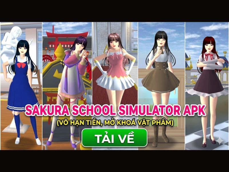 Tải Sakura School Simulator APK (Vô Hạn Tiền, Mở Khoá Vật Phẩm) v1.046.01 Hack Sakura School Simulator Có Gì Đặc Biệt?
