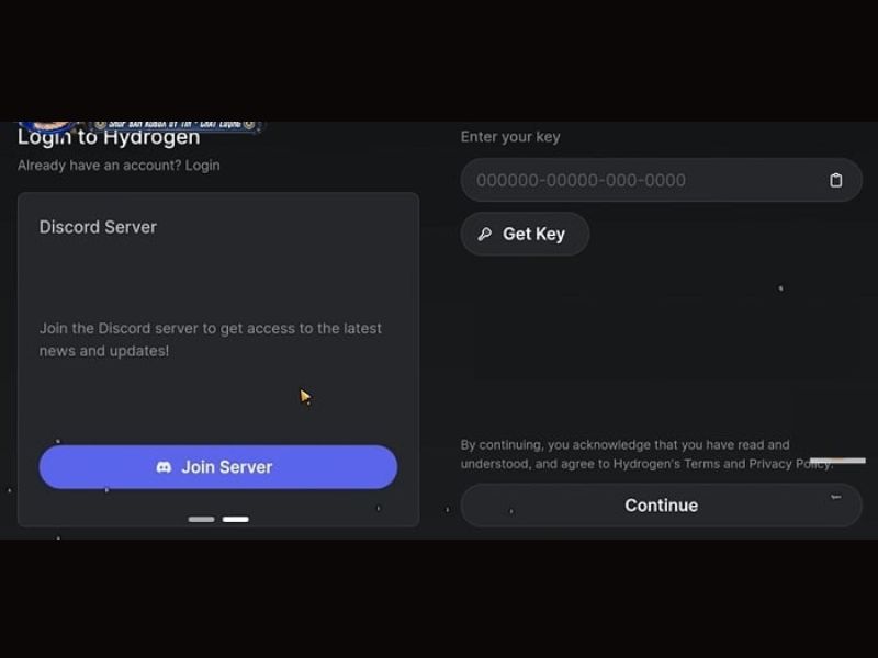 Tải Hydrogen Roblox v1.2.2 Mới Nhất Miễn Phí Cho AndRoid Nhấn vào chữ Get key