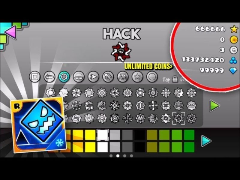 Mở Khoá Tất Cả trong Geometry Dash Subzero Hack