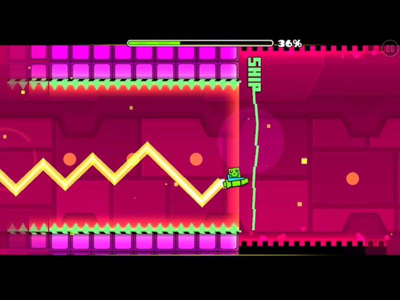 Thay đổi khối vuông trong Geometry Dash Subzero Apk
