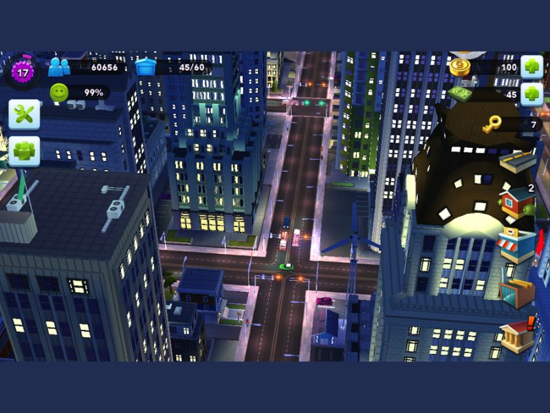 Đồ họa sinh động trong SimCity BuildIt MOD APK 