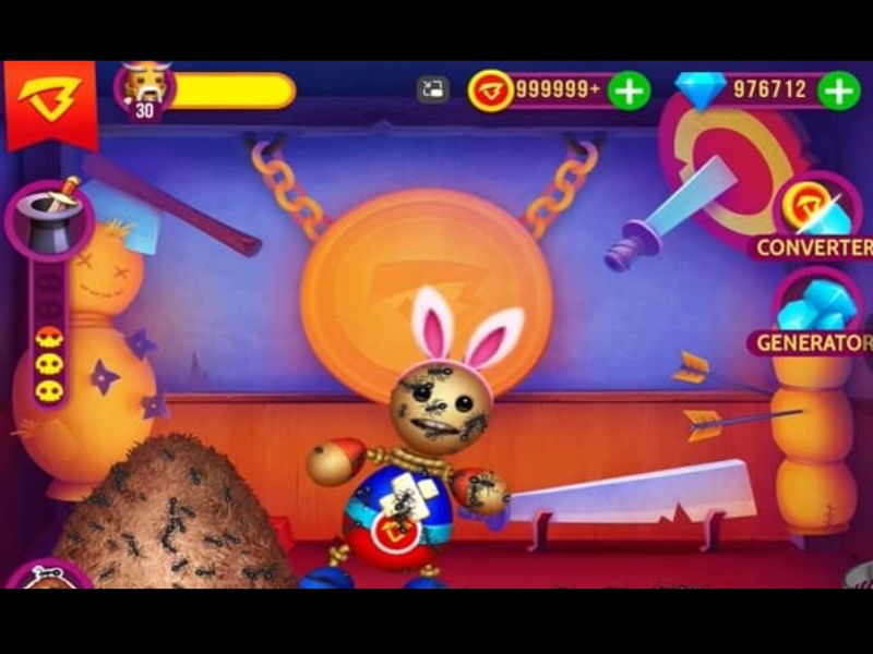 Đồ họa đơn giản nhưng cuốn hút trong Kick The Buddy 2 APK 