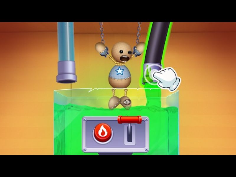 Nhân vật Buddy vui nhộn trong Kick The Buddy 2 APK 