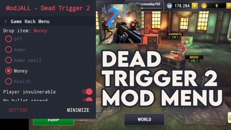 Tính Năng Nổi Bật Trong Dead Trigger 2 Mod