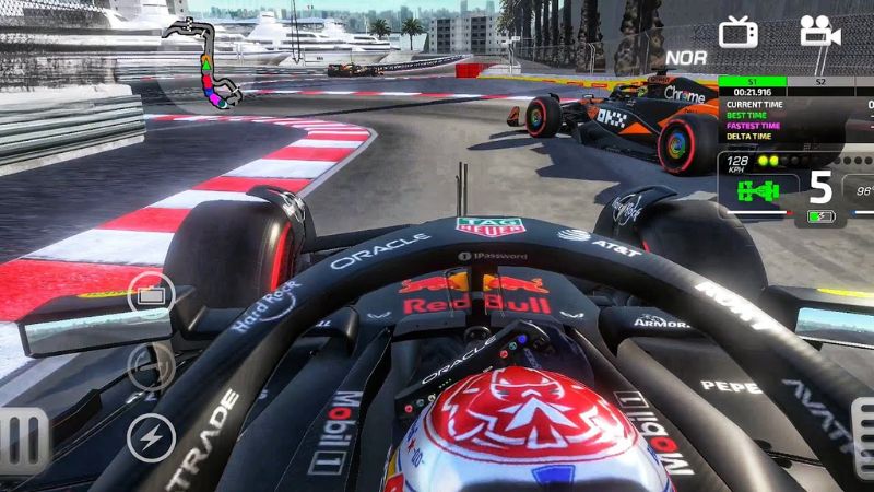 Lối chơi đua xe F1 đầy tốc độ và chiến thuật trong Monoposto MOD APK