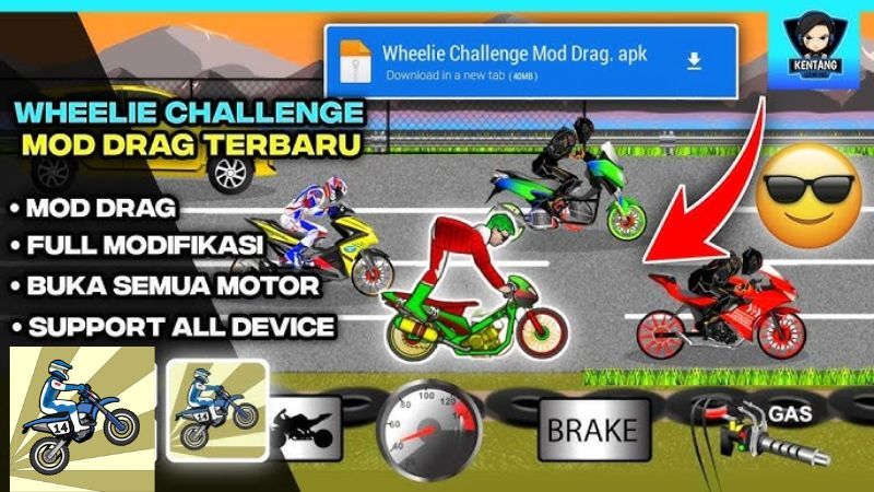 Tính Năng Nổi Bật Được Mở Khóa Trong Wheelie Challenge Mod