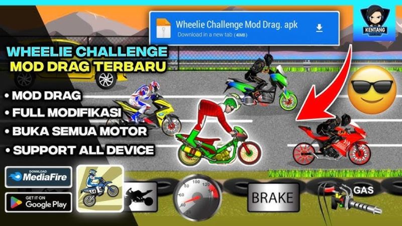 Tại Sao Wheelie Challenge Mod Apk Lại Khiến Các "Stunt Rider" Mê Mẩn?