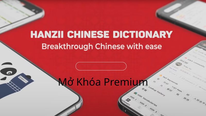 Các Tính Năng Nâng Cao Của Bản Hanzii Dict Premium APK 