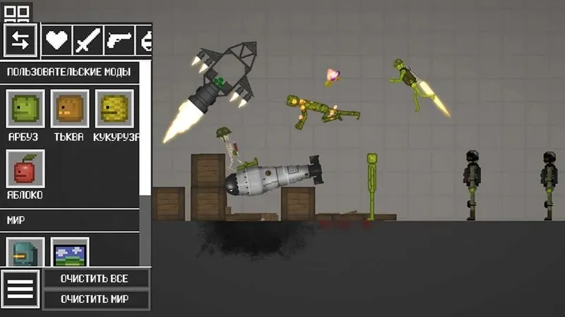 Gameplay Melon Sandbox Mod APK
