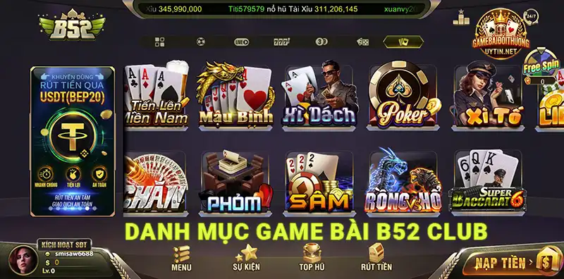 Phân nhóm cơ chế game bài